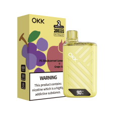 OKK - Traveller 3 - PG Blackcurrant Lemon & Grape Ice (20000 Puffs)