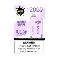 Pop Hit - 12000 Puffs - Sakura Grape