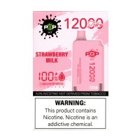 Pop Hit - 12000 Puffs - Strawberry Milk