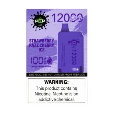 Pop Hit - 12000 Puffs - Strawberry Razz Cherry Ice