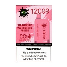 Pop Hit - 12000 Puffs - Strawberry Watermelon Freeze Pop Hit - 12000 Puffs - Strawberry Watermelon Freeze
