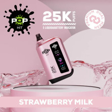Pop Hit - 25000 Puffs - Strawberry Milk