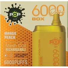 Pop Hit - 6000 Puffs - Mango Peach