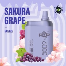 Pop Hit - 6000 Puffs - Sakura Grape