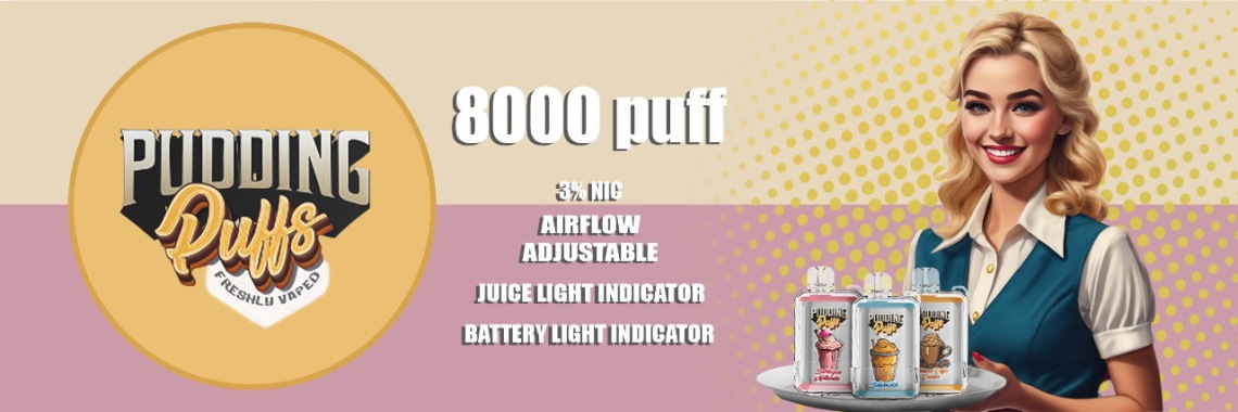 Pudding Puffs - 8000 Puffs